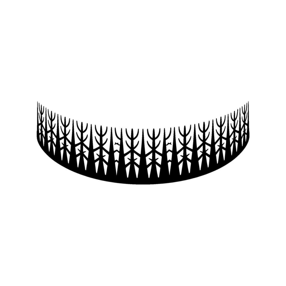 Minimalist Abstract Black Pattern on White, Architectural. vector