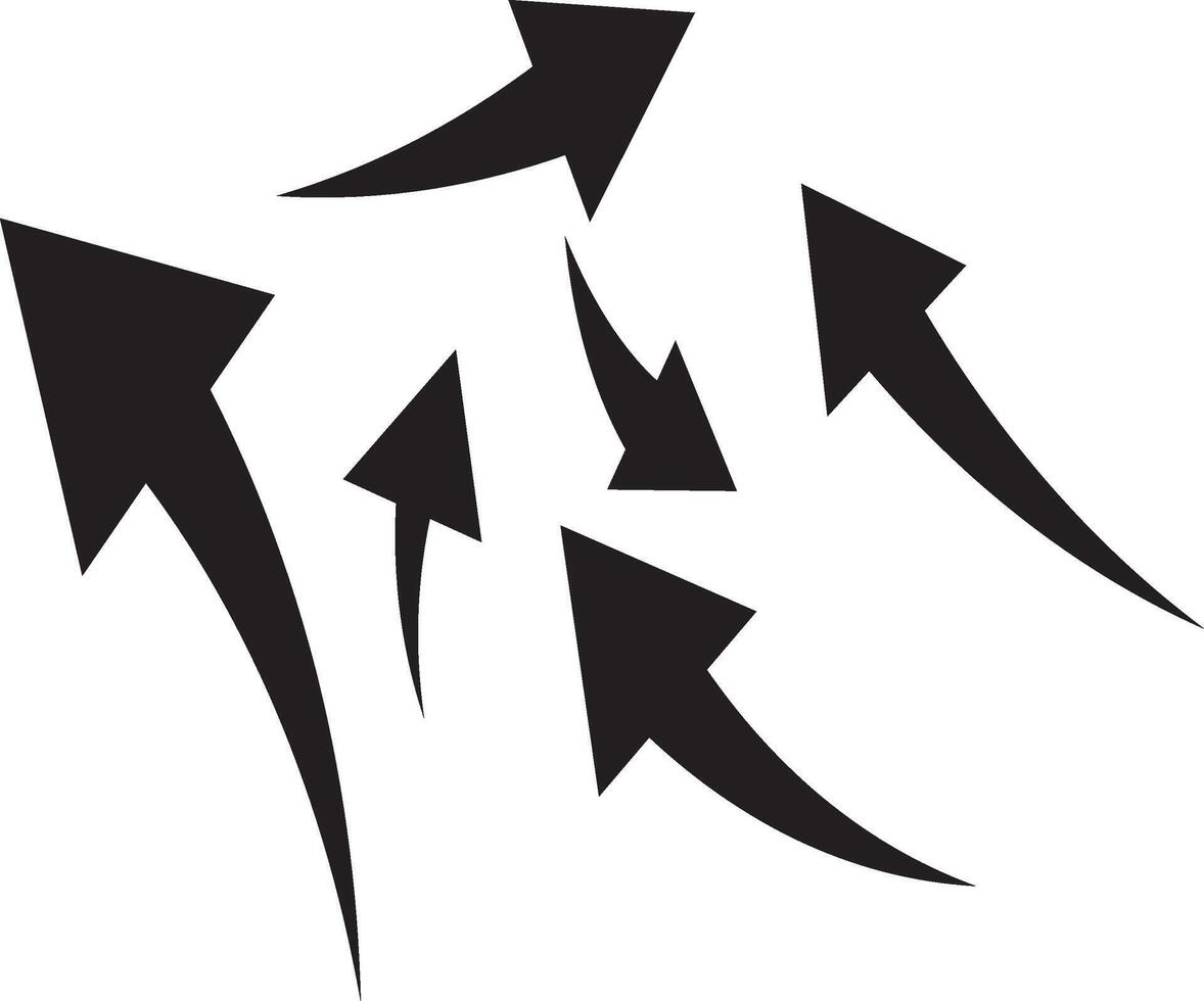 Dual sided curved arrow icon. Black arrow Set, app and logo design, Red Long arrow to the left right. arrow icon on white symbol, vector