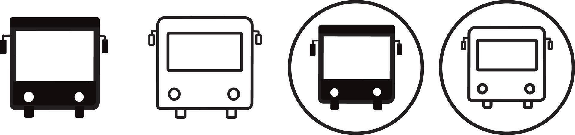 Car icon set. bus sign and symbol, Automobile illustration,Different Transport icons car, , illustration, vector