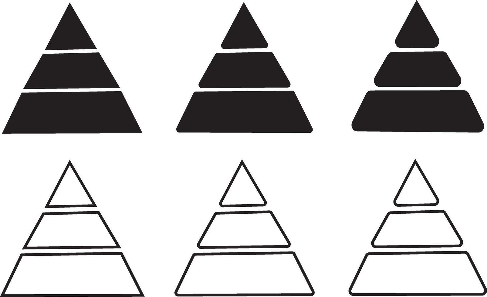 pyramid analysis report icon. Pyramid Chart icon,Business concept, design for presentation, illustration, vector