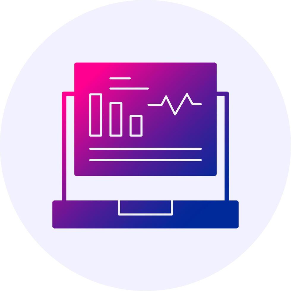 Dashboard Gradient Icon vector