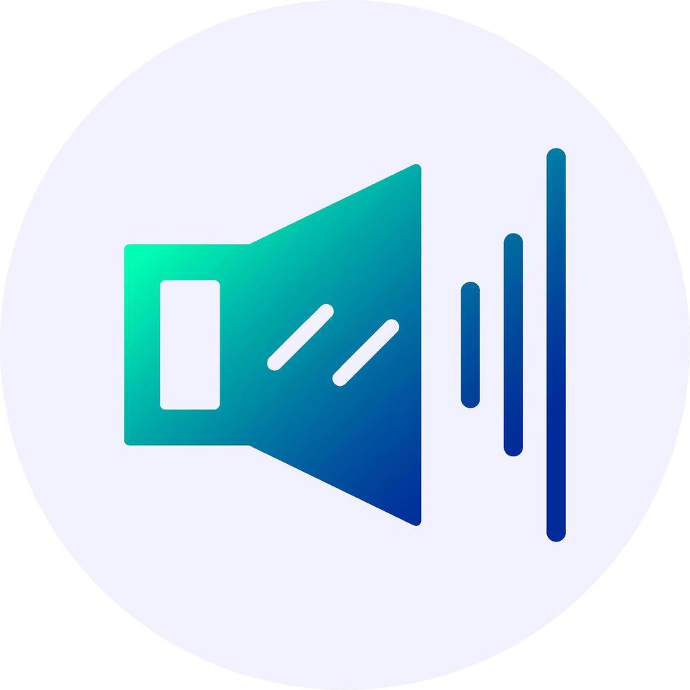 Volume Gradient Icon Design vector