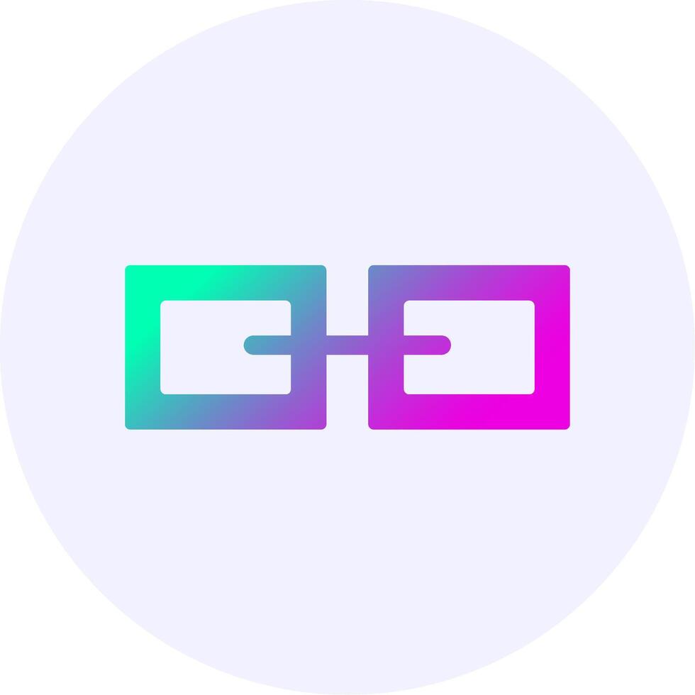 Link Gradient Circle Icon vector