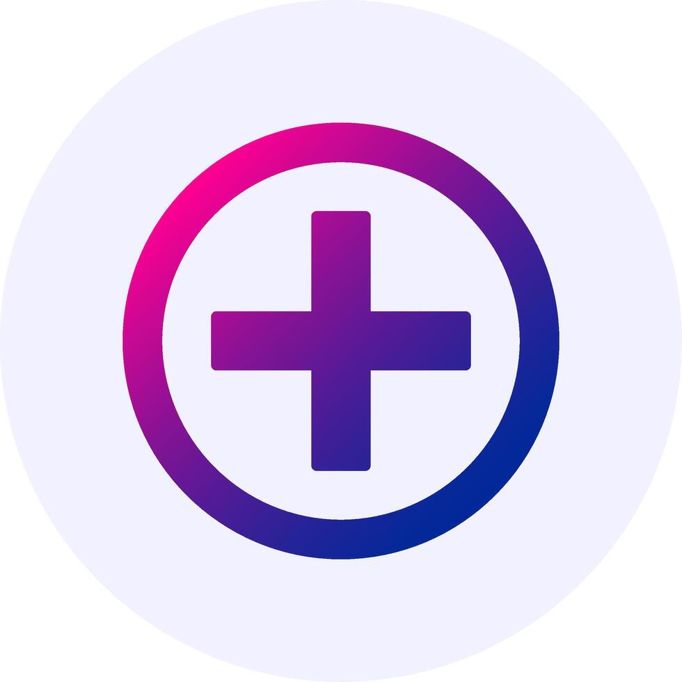 Add Gradient Icon Design vector