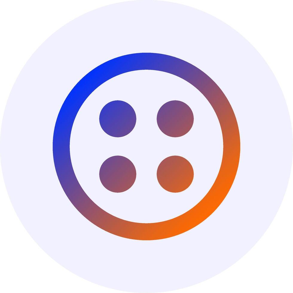 More Icon Minimal Gradient Style vector