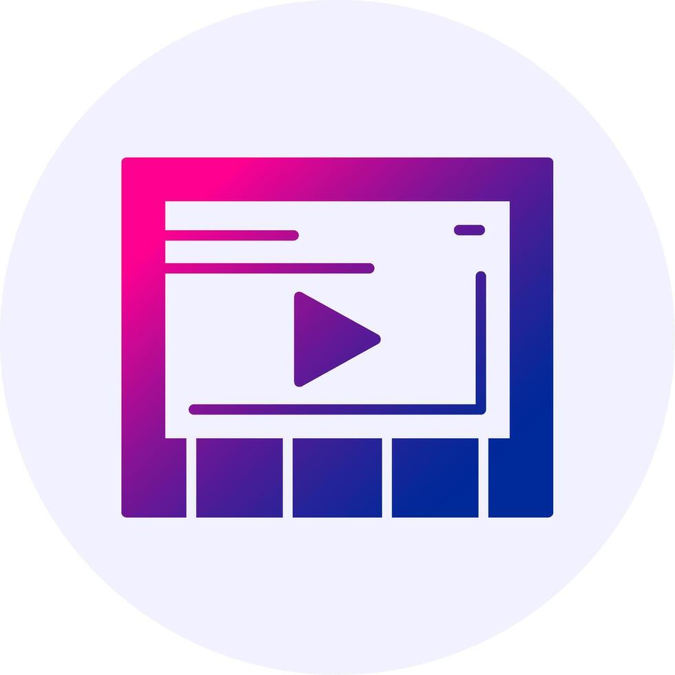 Gradient Icon Design vector