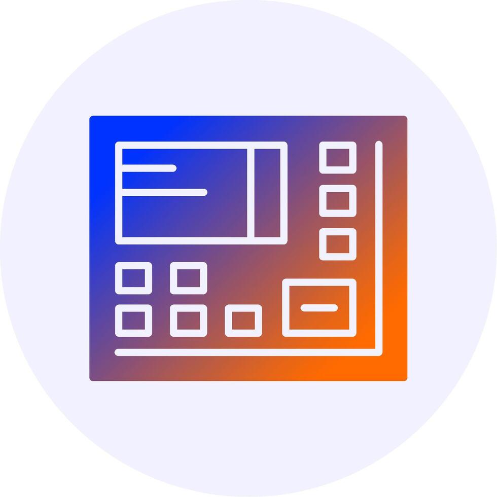 ATM Gradient Icon Design vector
