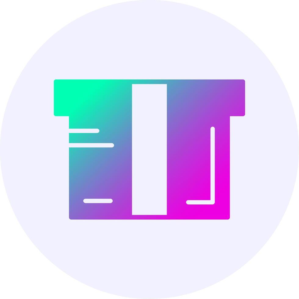 Gift Gradient Icon Design vector