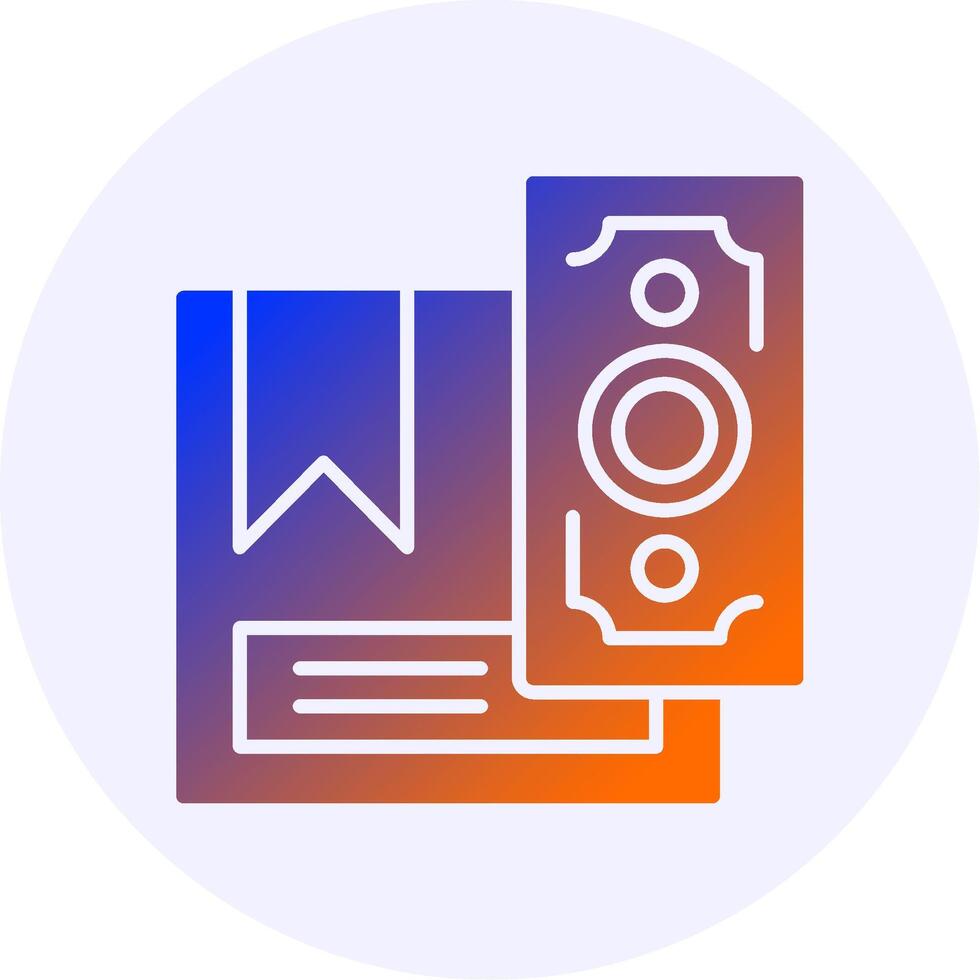 Cash on Delivery Icon Minimal Gradient Style vector
