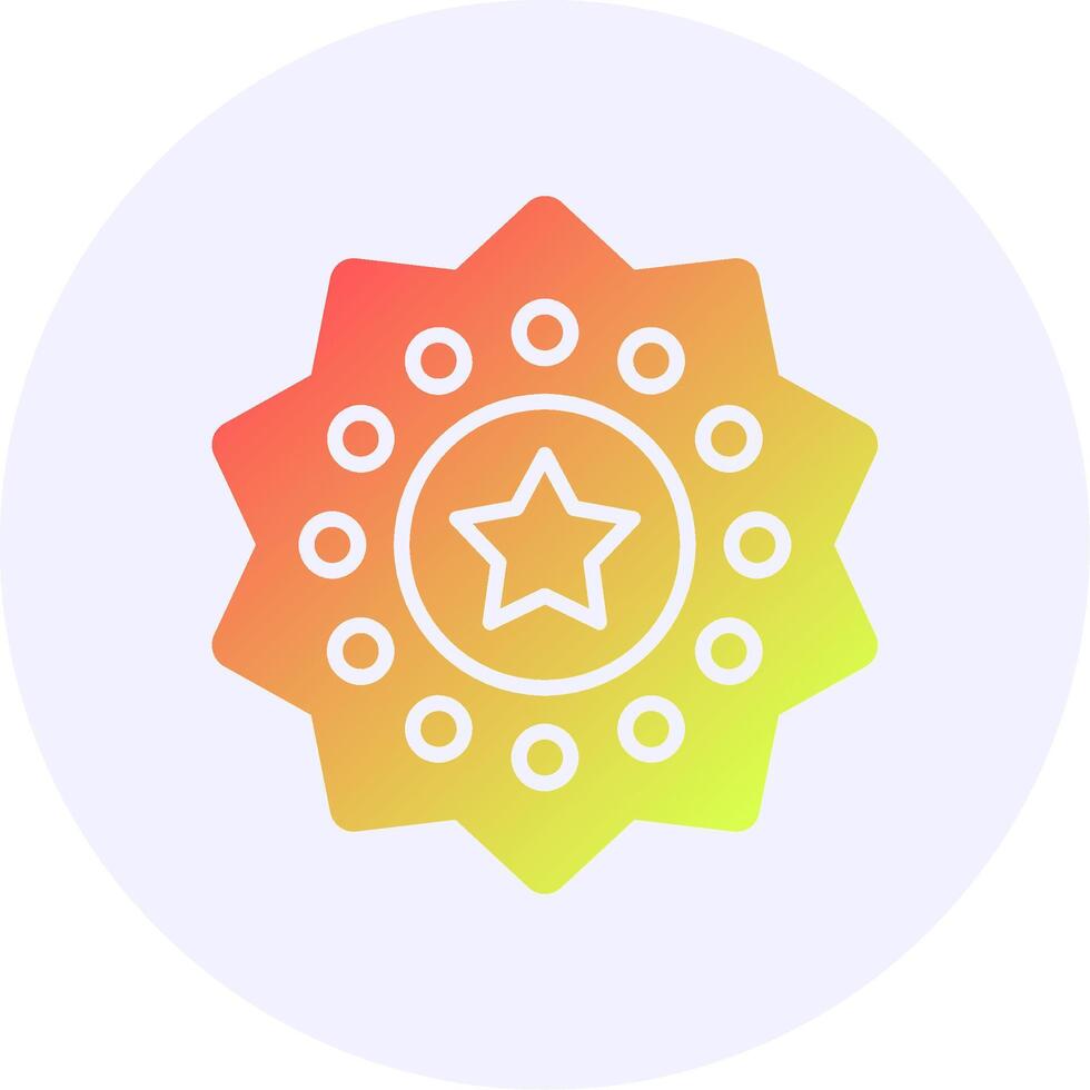 Best Seller Icon Minimal Gradient Style vector