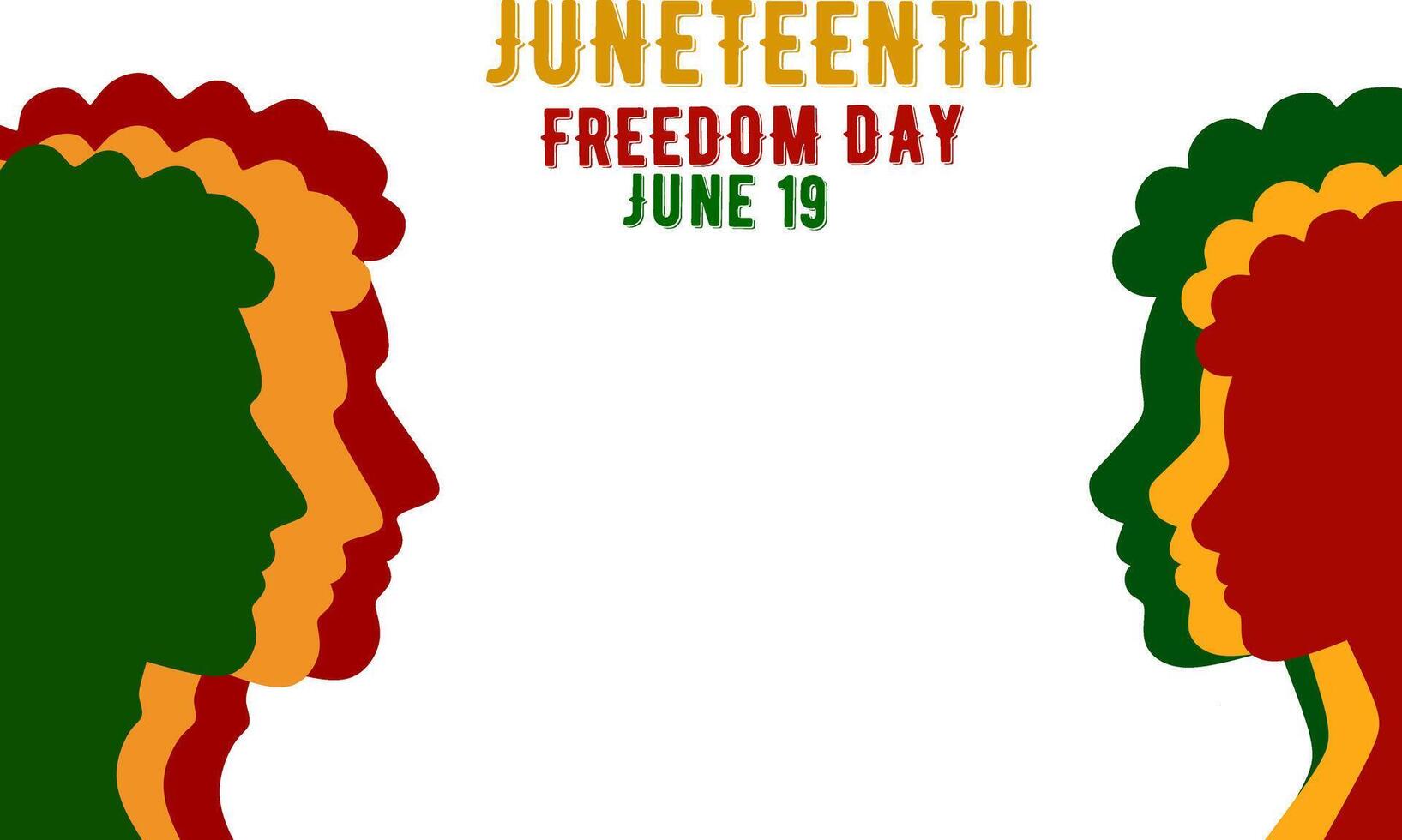 Juneteenth Day. African American Independence Day. Juneteenth holiday banner. vector