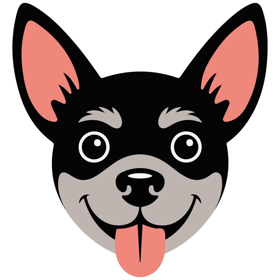 Funny mask for childrens party isolated white background vector