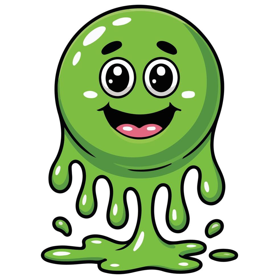 Cute alien icon drawing isolated white background vector
