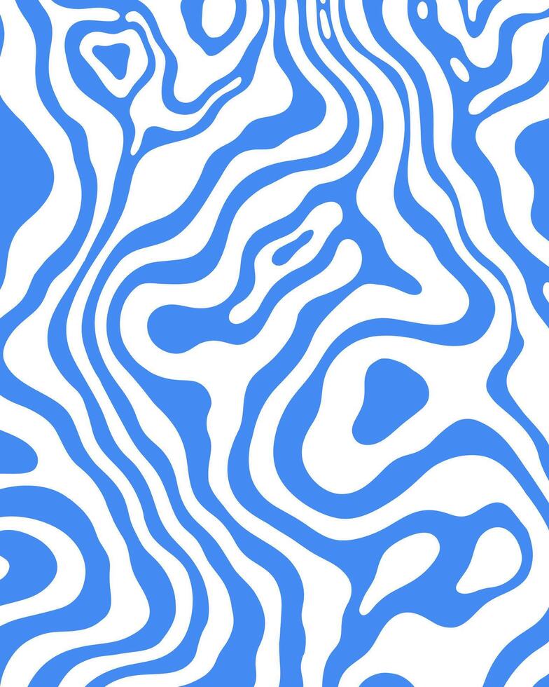 Blue soft oil wavy liquid melted marble pattern texture background layout copy space print art ediable vector