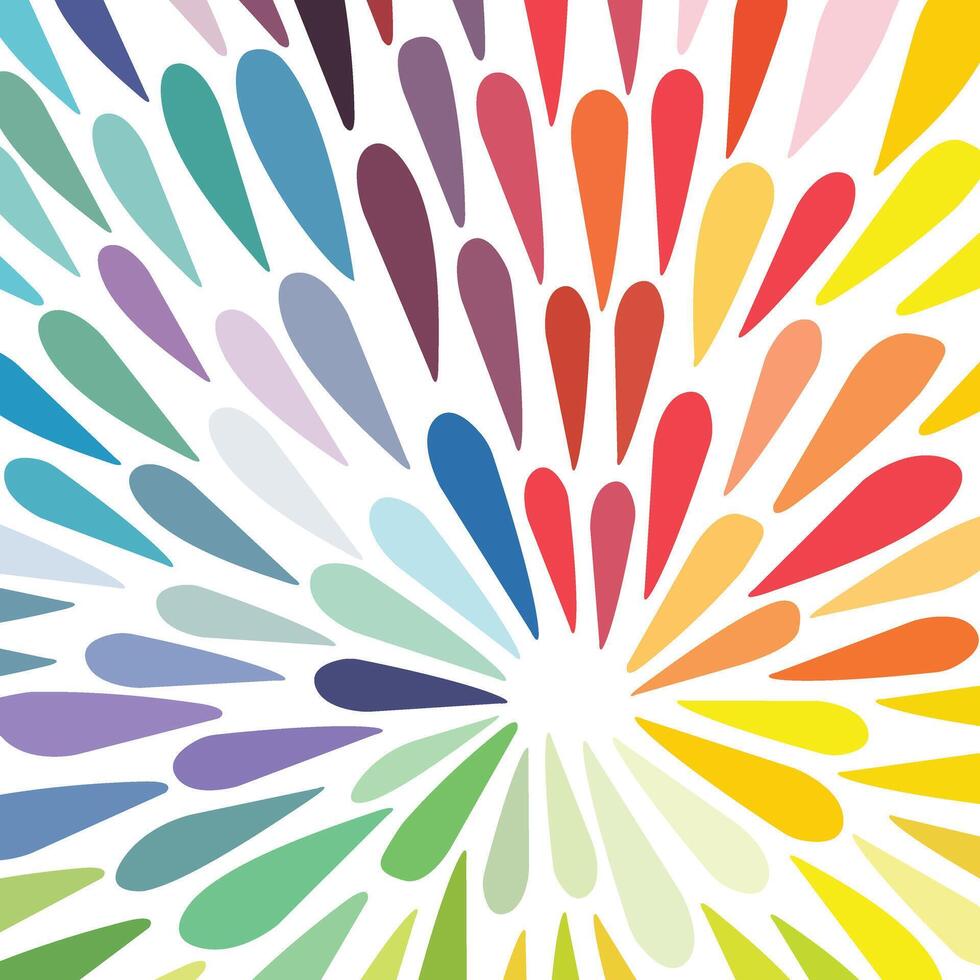 Colourful drops background art design. Colorful background wall art decorative design illustration vector