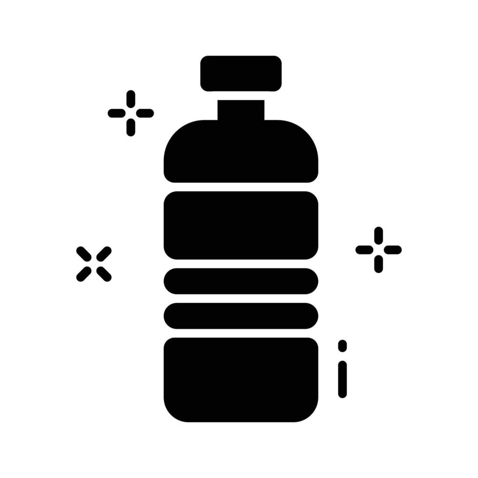 Have a look at this glyph icon showing water bottle vector
