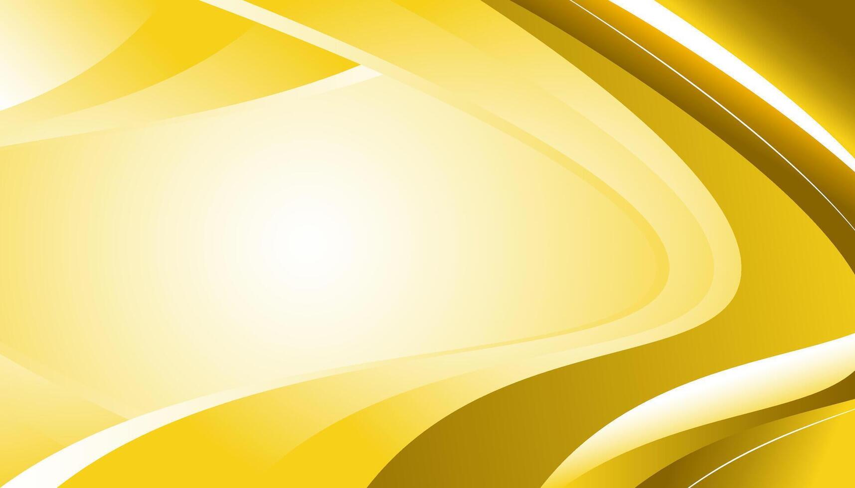 abstract background with yellow wavy lines and space for your text vector