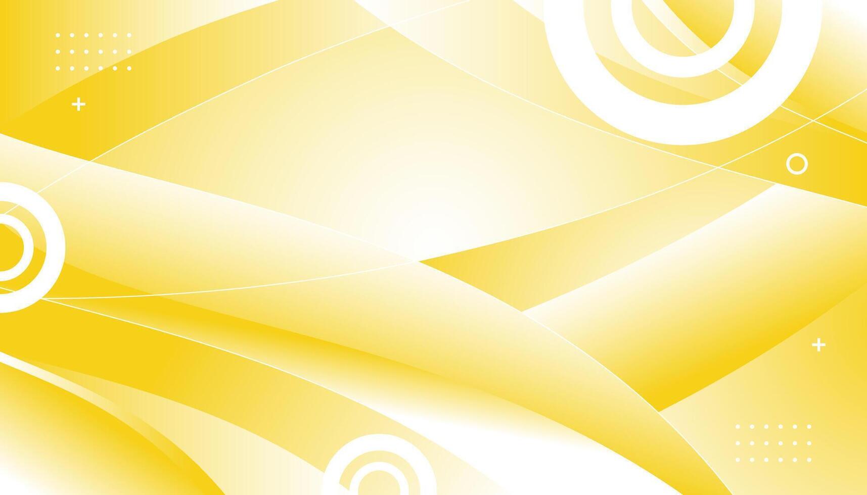 abstract yellow wavy background with copy space. vector