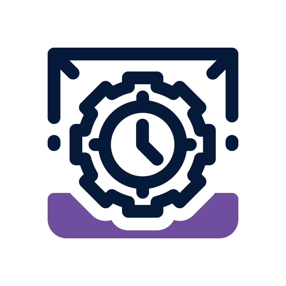capacity dual tone icon. Sleek and modern icon for websites and mobile apps. vector