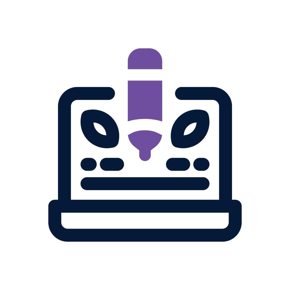 organic duotone icon. Sleek and modern icon for websites, mobile apps, marketing materials, and corporate design. Fully scalable and ready to use. vector