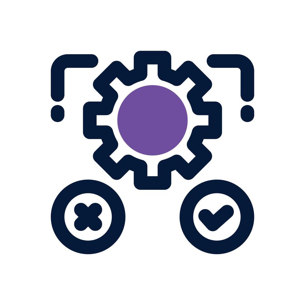 testing duotone icon. Sleek and modern icon for websites, mobile apps, marketing materials, and corporate design. Fully scalable and ready to use. vector