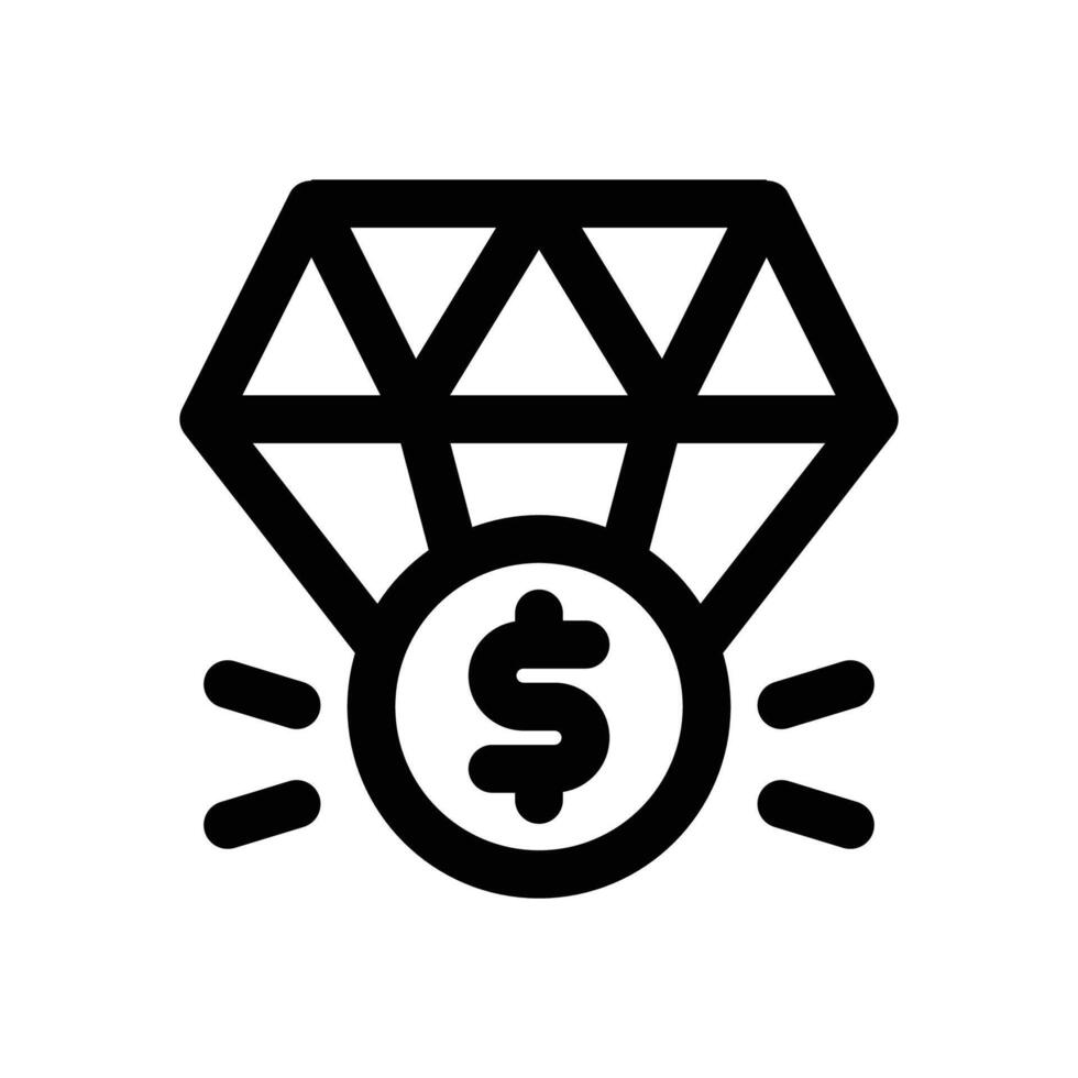 value line icon. Clean and minimalist icon for websites and mobile apps. vector