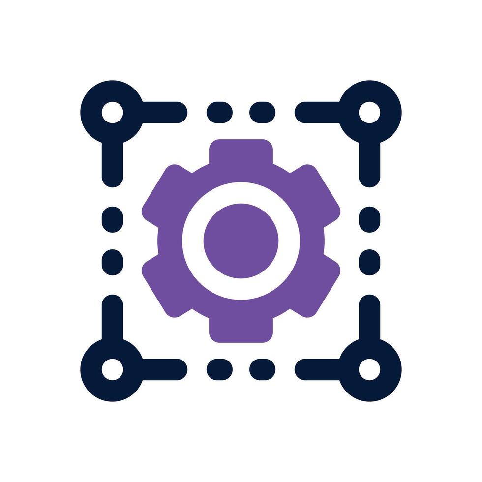 technology duotone icon. Sleek and modern icon for websites, mobile apps, marketing materials, and corporate design. Fully scalable and ready to use. vector