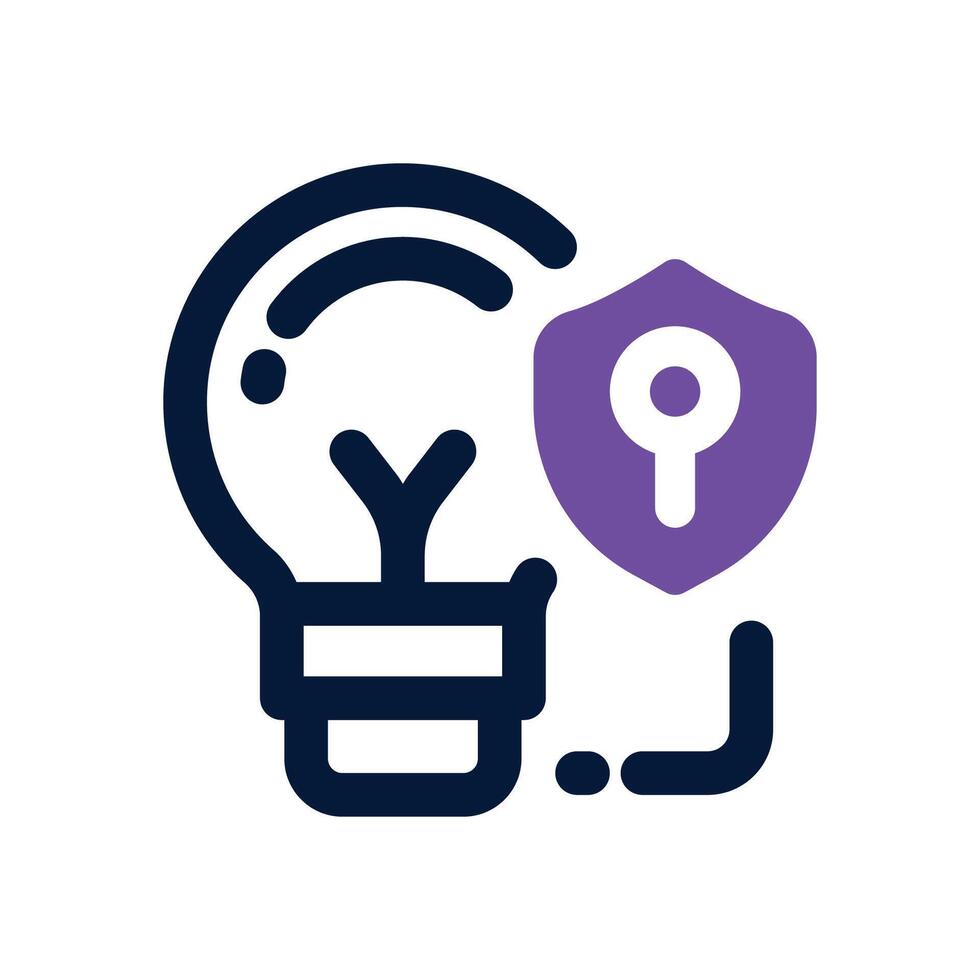 intellectual property duotone icon. Sleek and modern icon for websites, mobile apps, marketing materials, and corporate design. Fully scalable and ready to use. vector