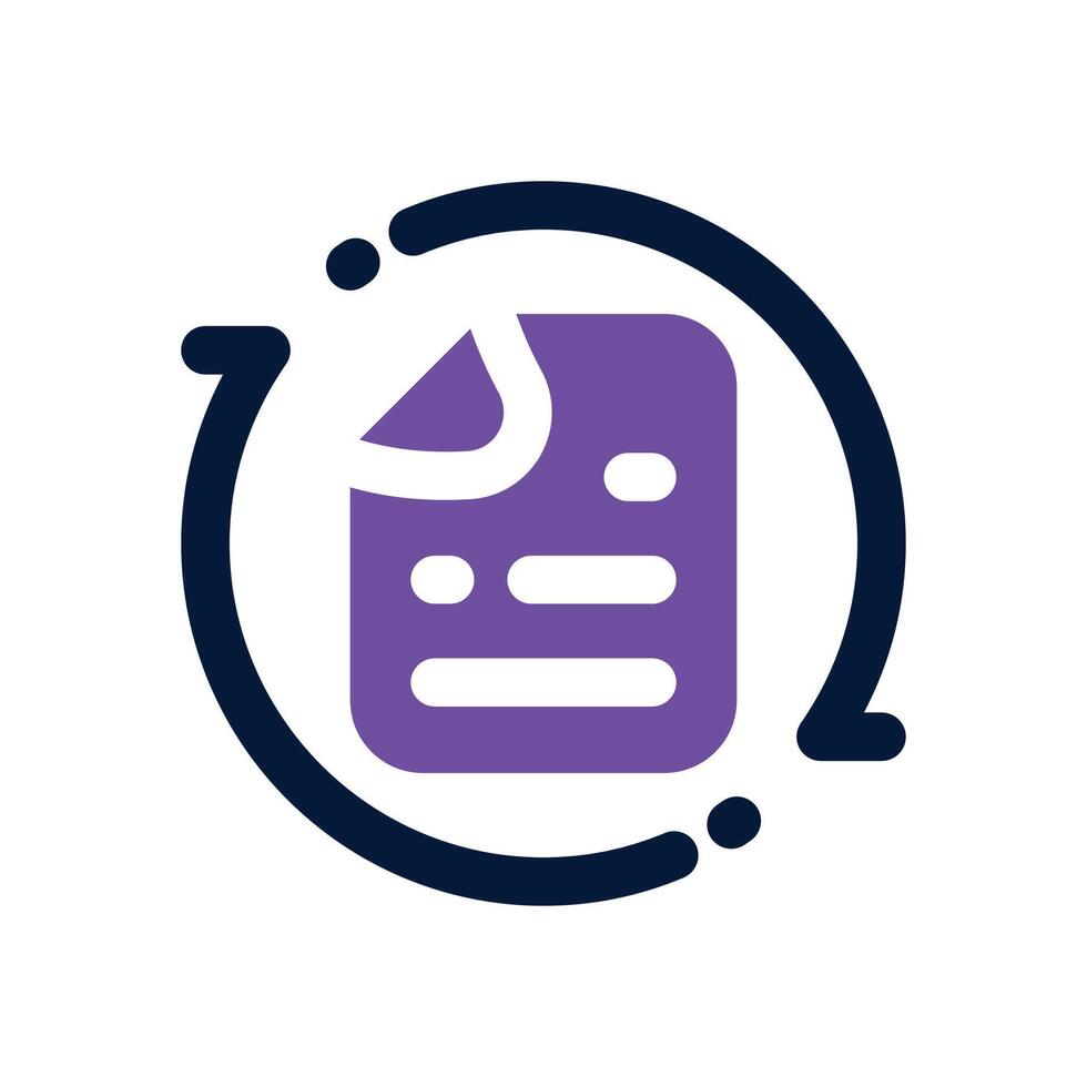 automation task dual tone icon. Sleek and modern icon for websites and mobile apps. vector