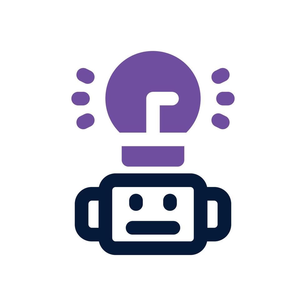automation solution duotone icon. Sleek and modern icon for websites, mobile apps, marketing materials, and corporate design. Fully scalable and ready to use. vector