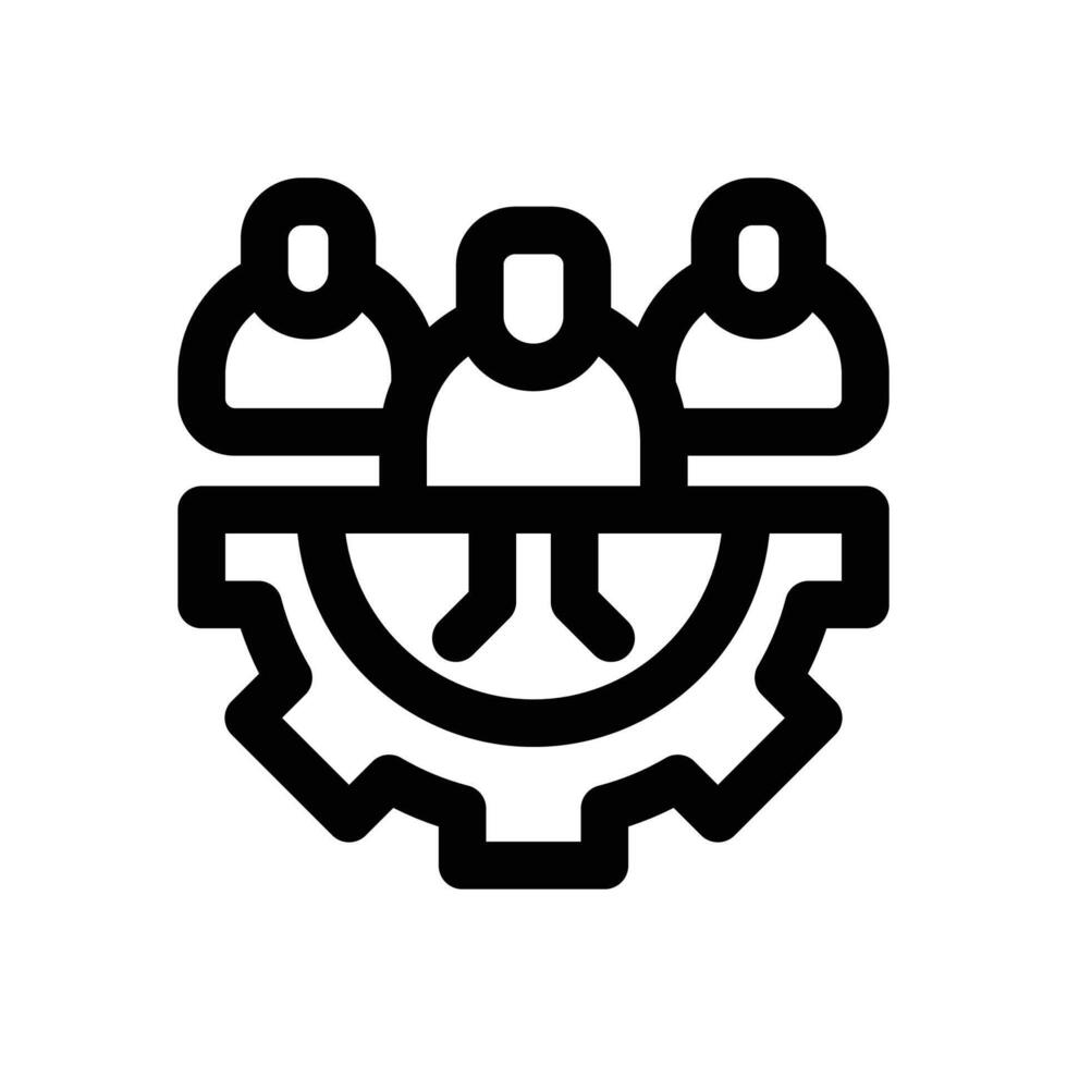 group line icon. Clean and minimalist icon for websites, mobile apps, presentations, and logos. Fully scalable and customizable for any project. vector