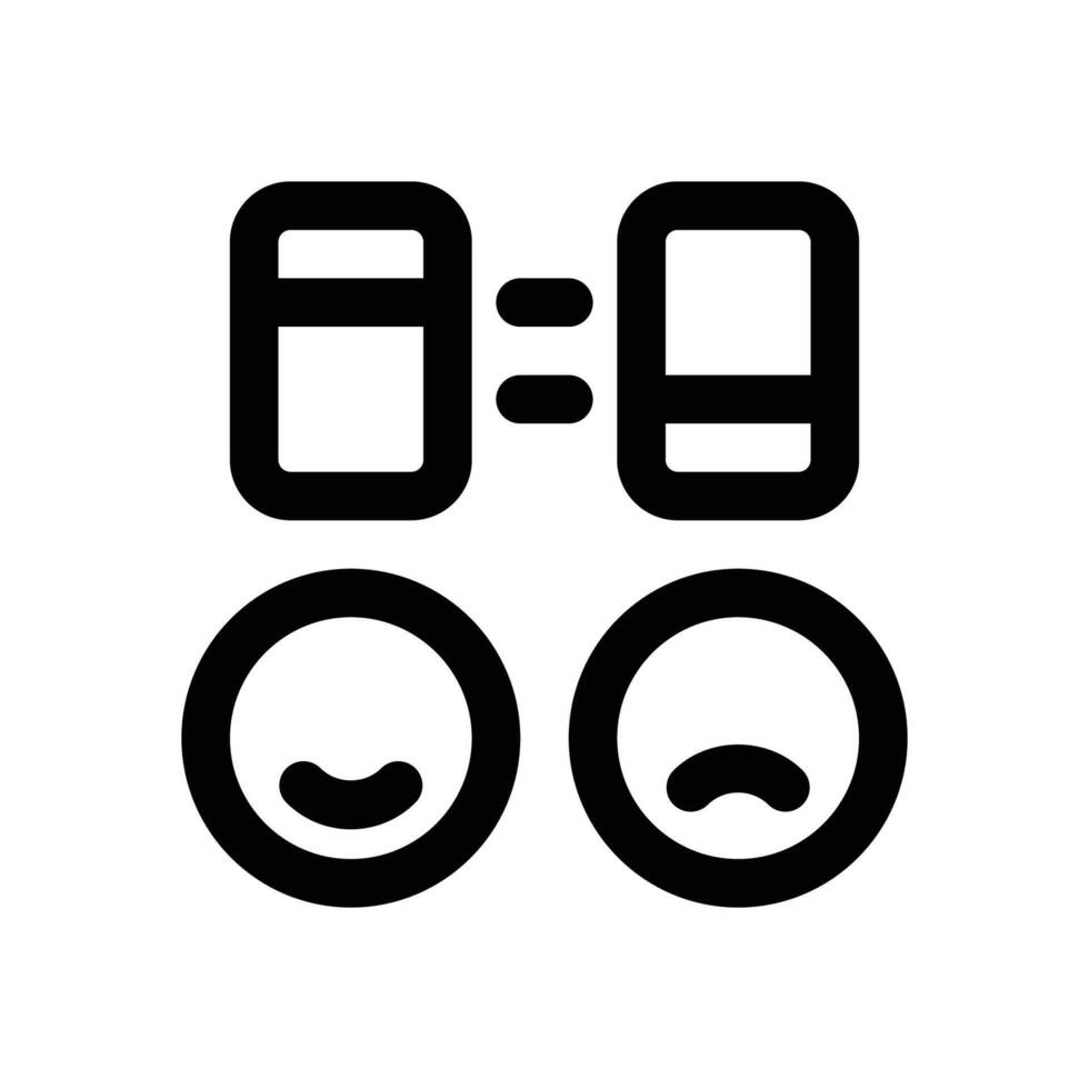experience level line icon. Clean and minimalist icon for websites and mobile apps. vector
