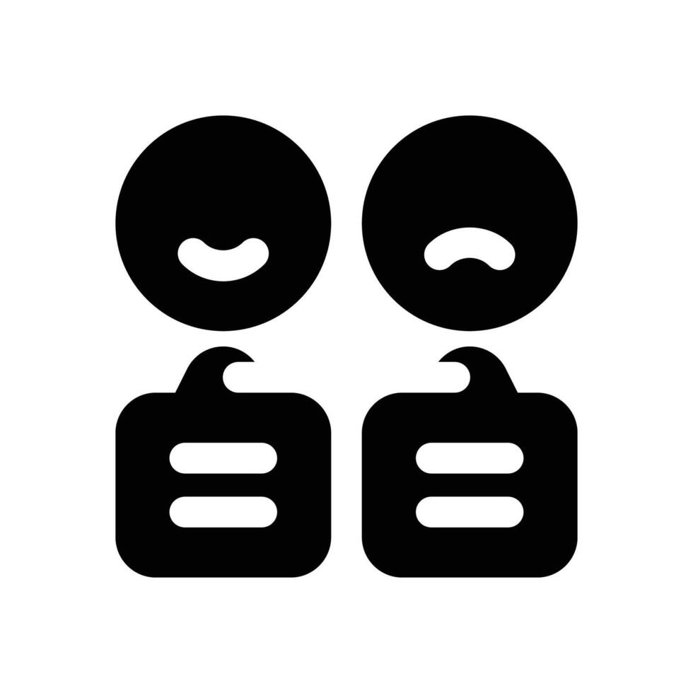 vote glyph icon. Strong and solid icon for websites, mobile interfaces, presentations, and visual branding. High quality and easy to edit. vector