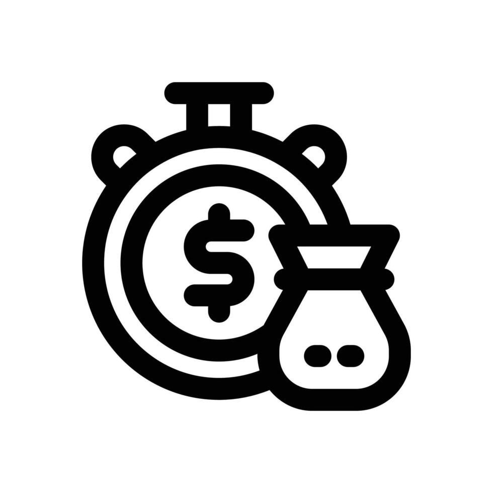 annuities line icon. Clean and minimalist icon for websites and mobile apps. vector