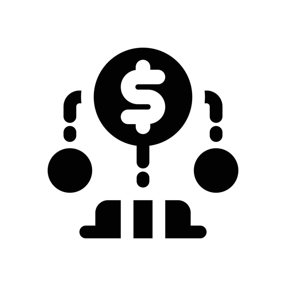 capital glyph icon. Strong and solid icon for websites and mobile apps. vector