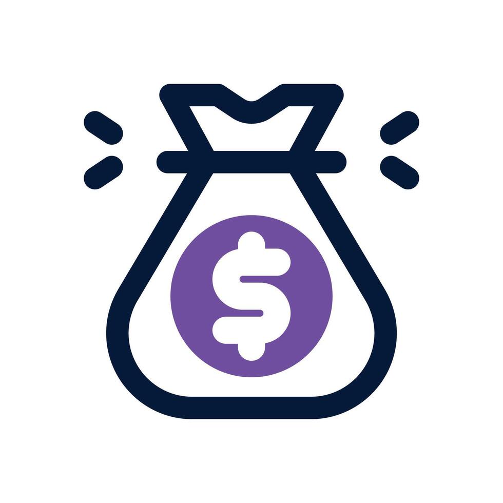 fund duotone icon. Sleek and modern icon for websites, mobile apps, marketing materials, and corporate design. Fully scalable and ready to use. vector