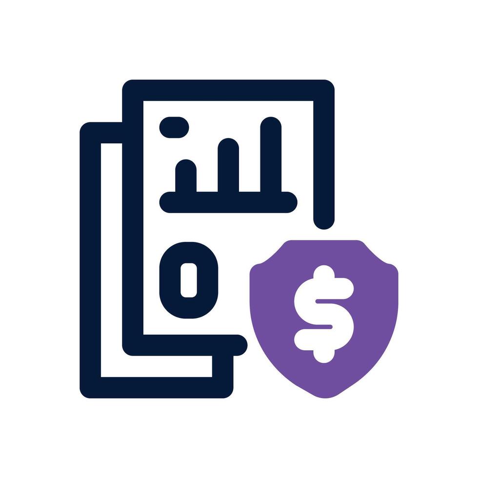 liability dual tone icon. Sleek and modern icon for websites and mobile apps. vector