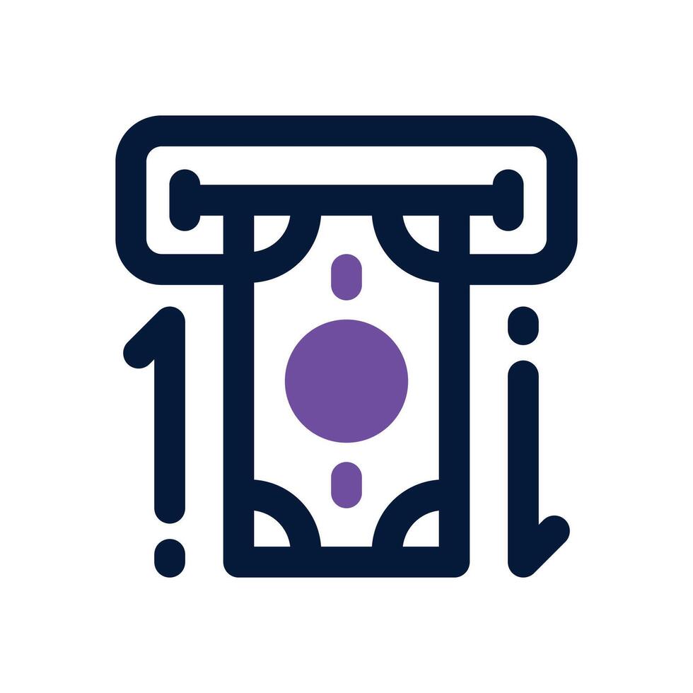 transfer duotone icon. Sleek and modern icon for websites, mobile apps, marketing materials, and corporate design. Fully scalable and ready to use. vector