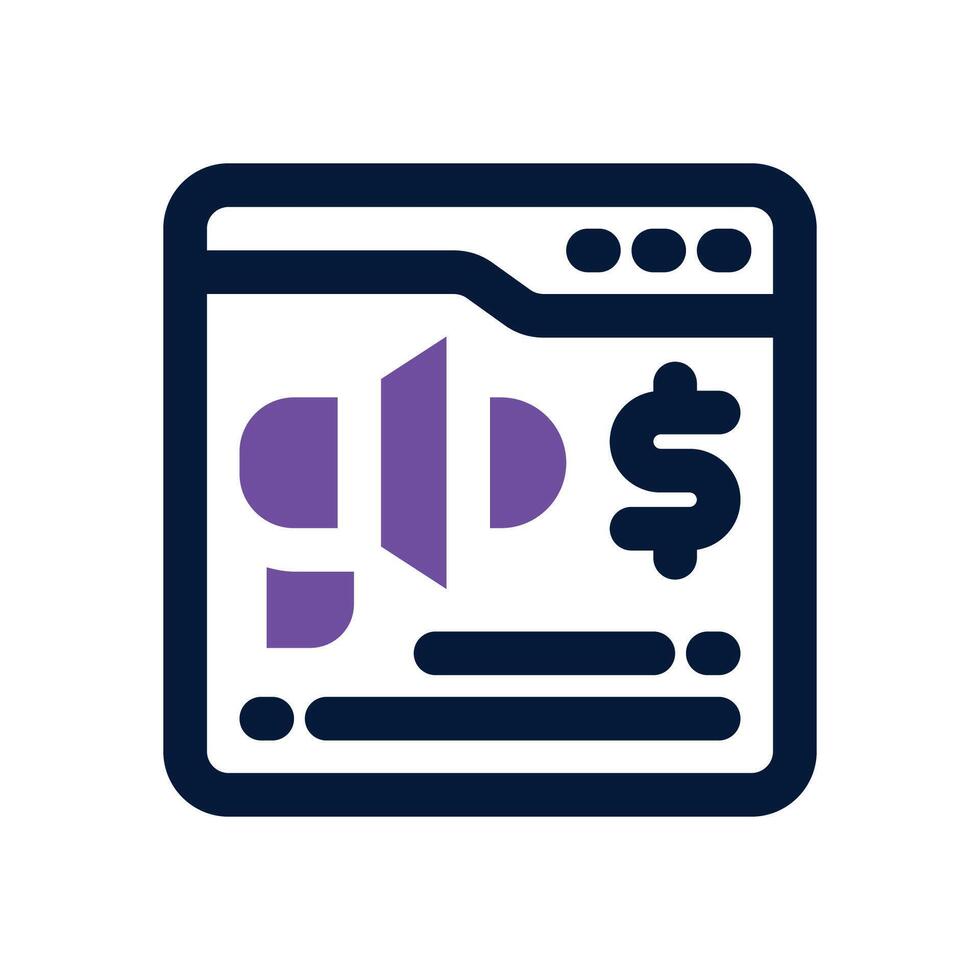responsibility dual tone icon. Sleek and modern icon for websites and mobile apps. vector