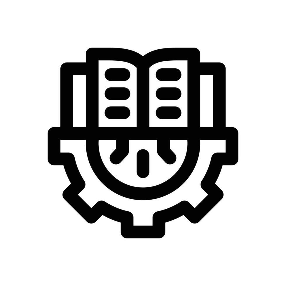 guide book line icon. Clean and minimalist icon for websites and mobile apps. vector