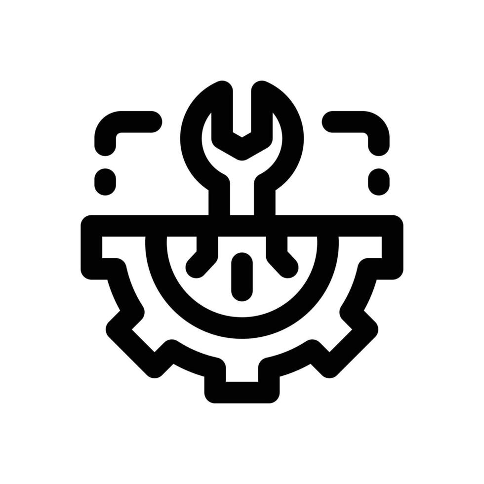technical support line icon. Clean and minimalist icon for websites and mobile apps. vector