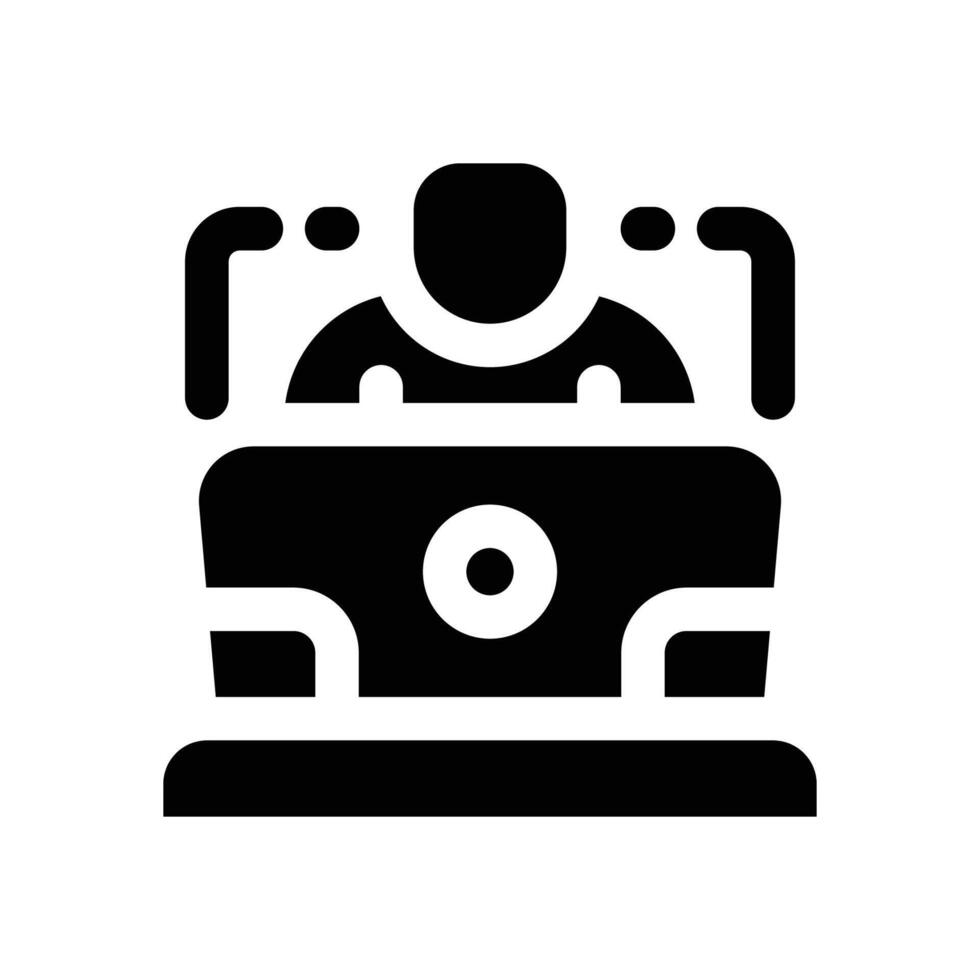 customer service glyph icon. Strong and solid icon for websites, mobile interfaces, presentations, and visual branding. High quality and easy to edit. vector