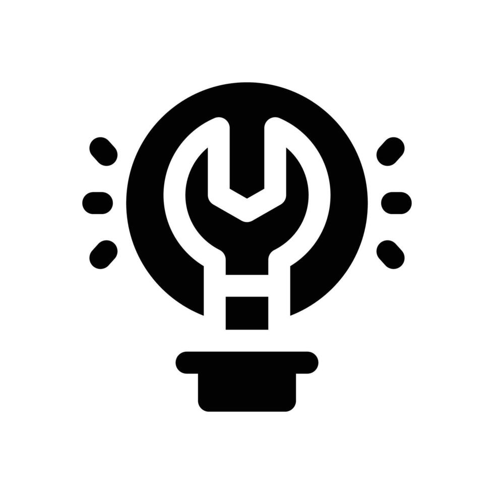 search service glyph icon. Strong and solid icon for websites, mobile interfaces, presentations, and visual branding. High quality and easy to edit. vector