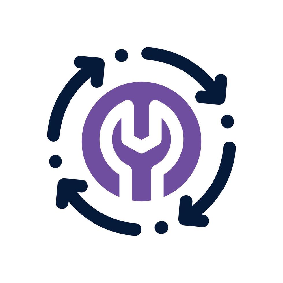 operation system dual tone icon. Sleek and modern icon for websites and mobile apps. vector