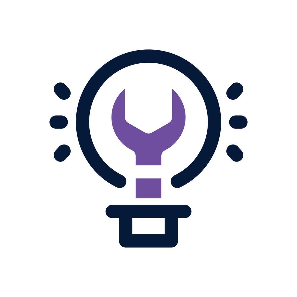 search service dual tone icon. Sleek and modern icon for websites and mobile apps. vector