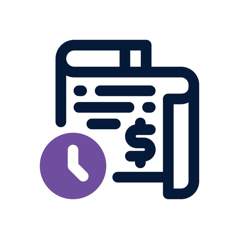 credit duotone icon. Sleek and modern icon for websites, mobile apps, marketing materials, and corporate design. Fully scalable and ready to use. vector
