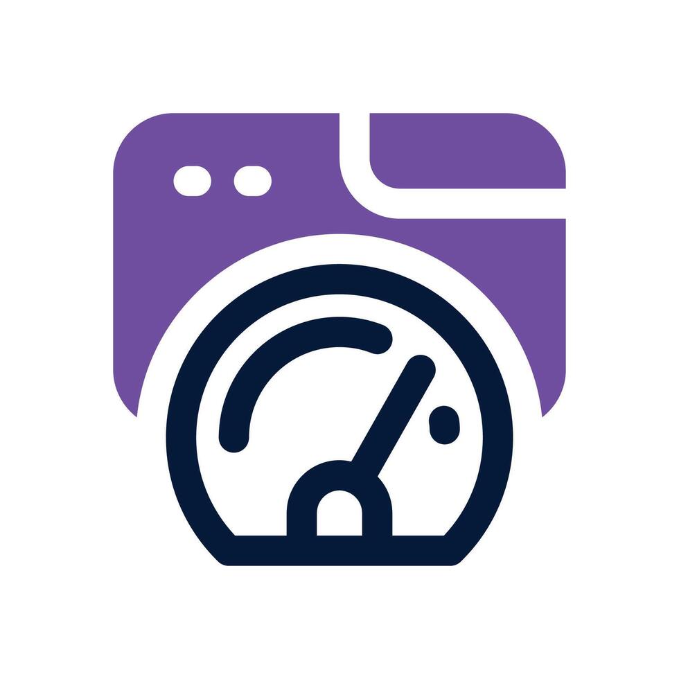web performance duotone icon. Sleek and modern icon for websites, mobile apps, marketing materials, and corporate design. Fully scalable and ready to use. vector