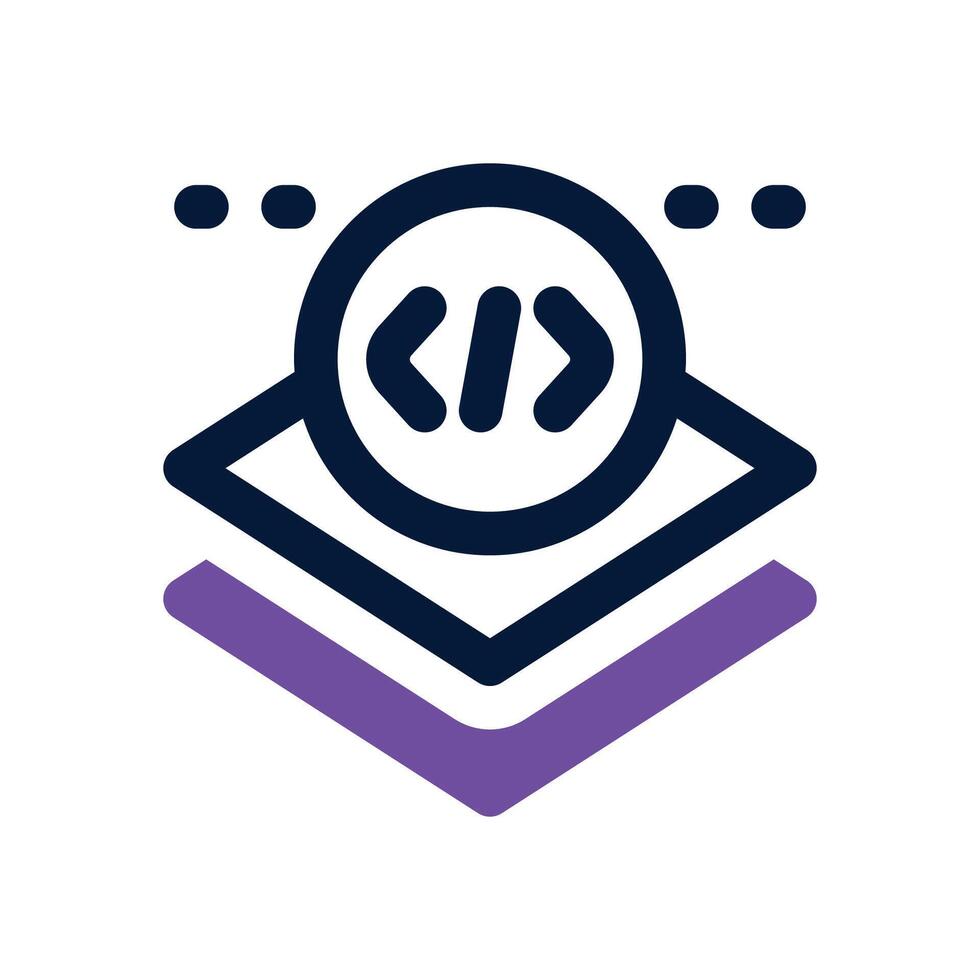 layer duotone icon. Sleek and modern icon for websites, mobile apps, marketing materials, and corporate design. Fully scalable and ready to use. vector
