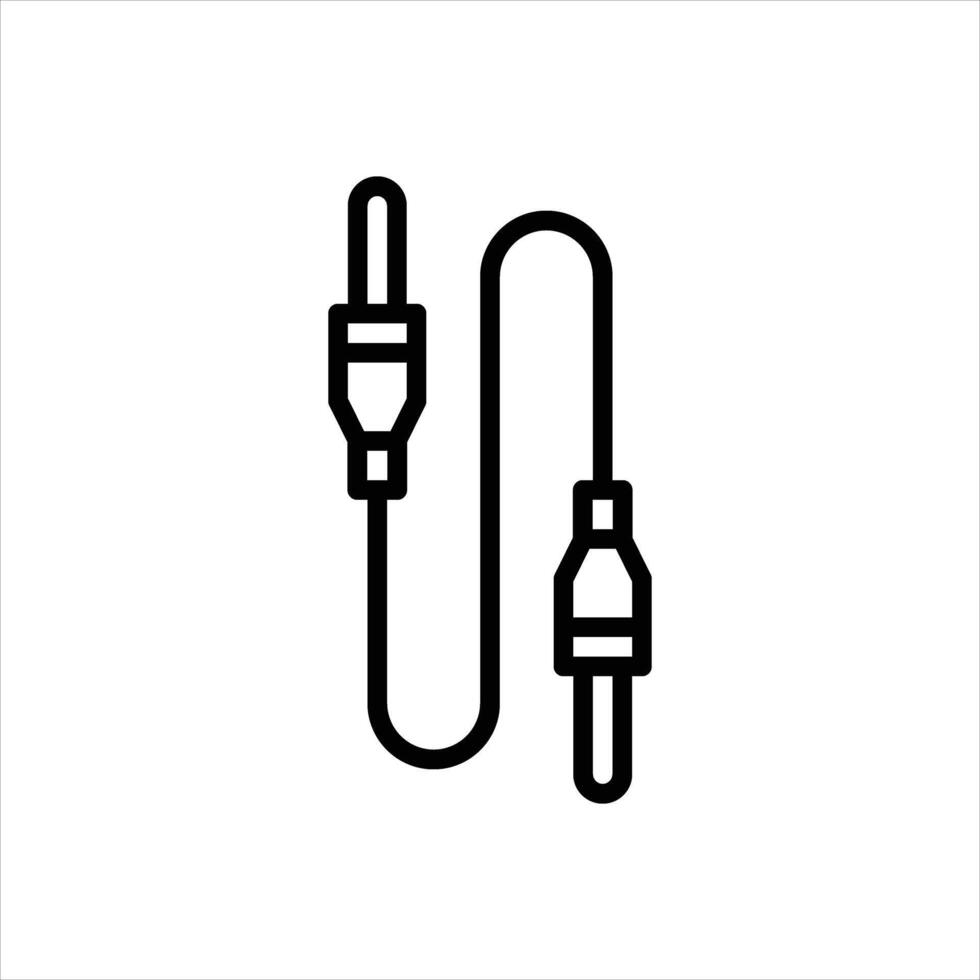 Black icon tether vector