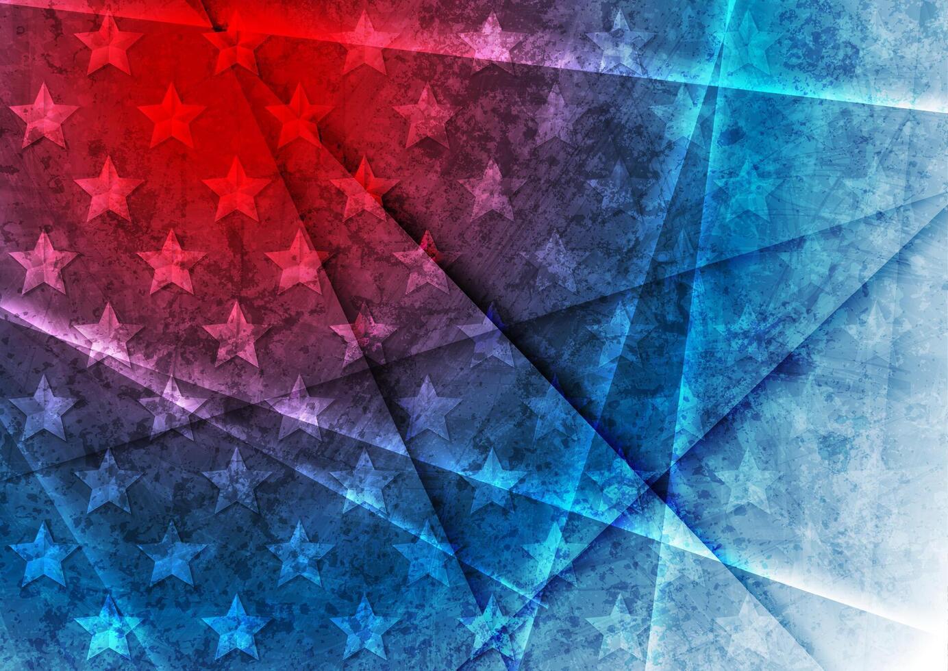 Grunge USA flag abstract background vector